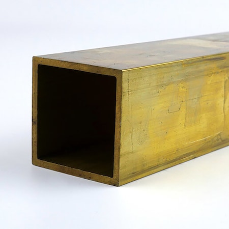 K&S Precision Metals K&S 3/32 in. W X 12 in. L Square Brass Tube 2 pk 8150